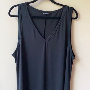 SHEIN 3XL black sleeveless maxi dress NEW